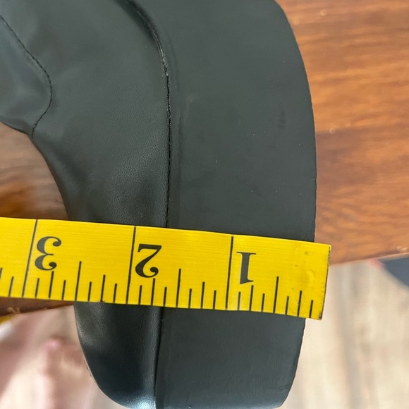 ALDO Maritza Black Platform Stretch Over Knee-High Boots Size 10 Y2K/90s Retro - Picture 9 of 16